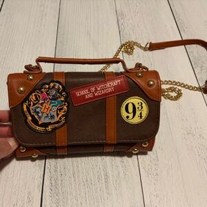 Bioworld Harry Potter Hogwarts Trunk Crossbody Bag Wallet -tk